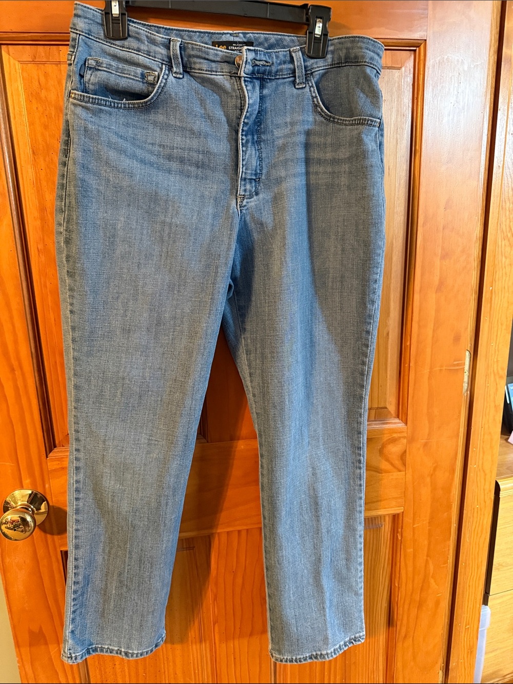 Lee Women's Straight Leg Jeans - Light Blue Denim